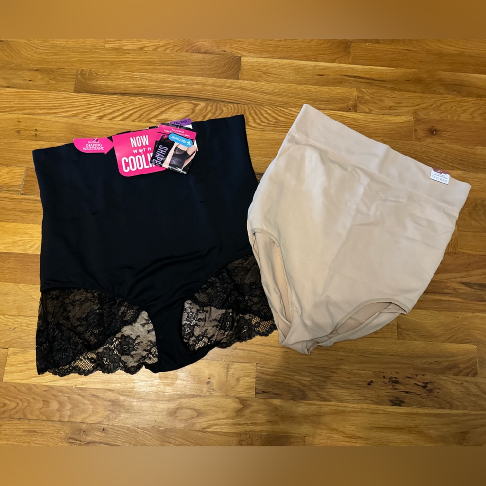 Lot of 2 girdles maiden form high waist brief. Cacique ultra hi waist brief NWT